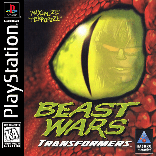 Beast Wars - Transformers box art for Playstation